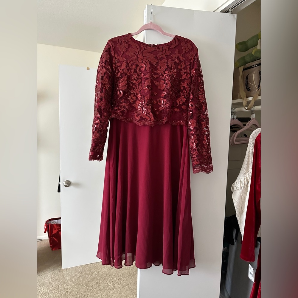 Red Sparkle & Delight Dainty Jewell’s Dress